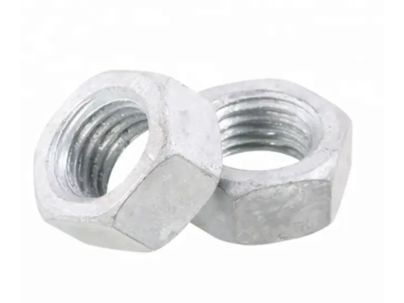 مهره شش ضلعی سنگین ASTM A563 از فولاد کربنی