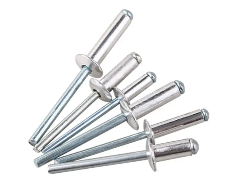 DIN7337-A گنبد باز پرچ کور Alu Steel Pop Rivet