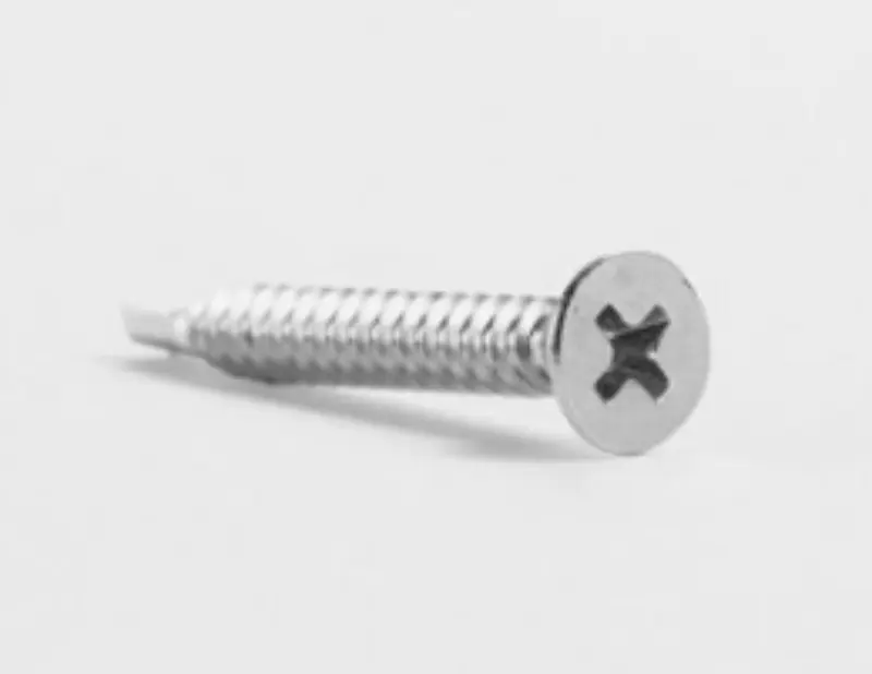 DIN7504K پیچ خود حفاری سر ضد غرق فولاد کربنی با روکش روی