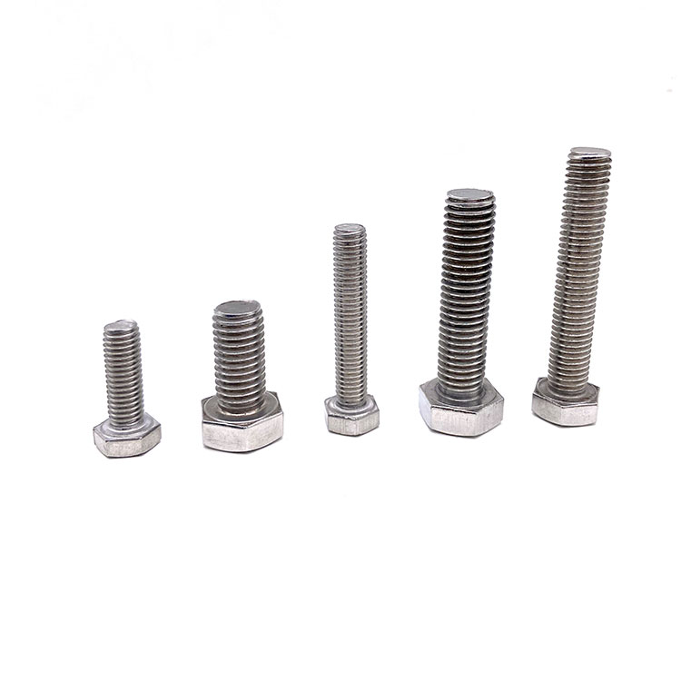 INOX A2 INOX A4 بست با کیفیت بالا فولاد ضد زنگ 304 316 DIN933 Hex Head Bolt