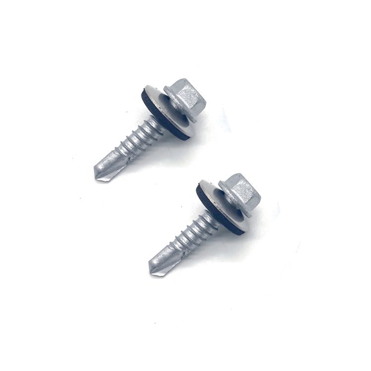 SS304 SS410 Ruspert Din7504k Hex Hex Head Flange Head Bi-metal Self Drilling Screw